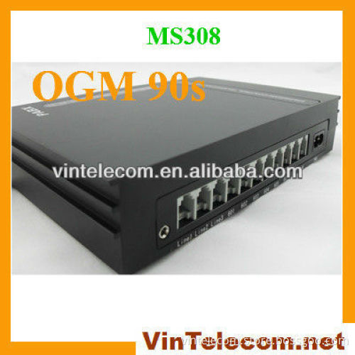 pabx MS308 with OGM 20s/60s/90s optional much cheaper than panasonic